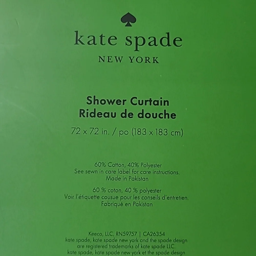 Kate Spade Bow Shower Curtain
